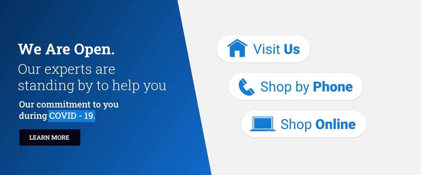 COVID-19 Update - We are open and ready to help - Without Online Chat
